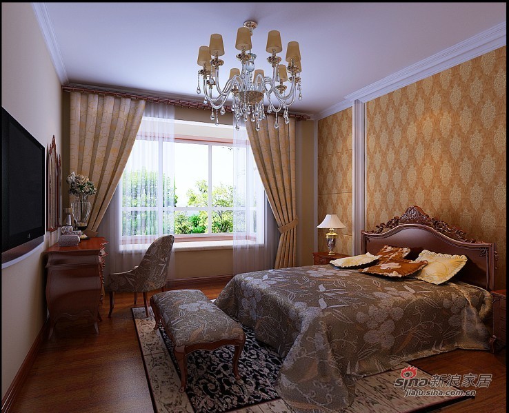 欧式 三居 客厅图片来自用户2746953981在9.7万装120平3居简欧风93的分享