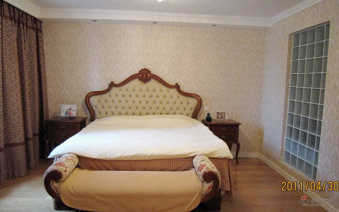 欧式 二居 卧室图片来自用户2557013183在金地仰山简欧风格60的分享