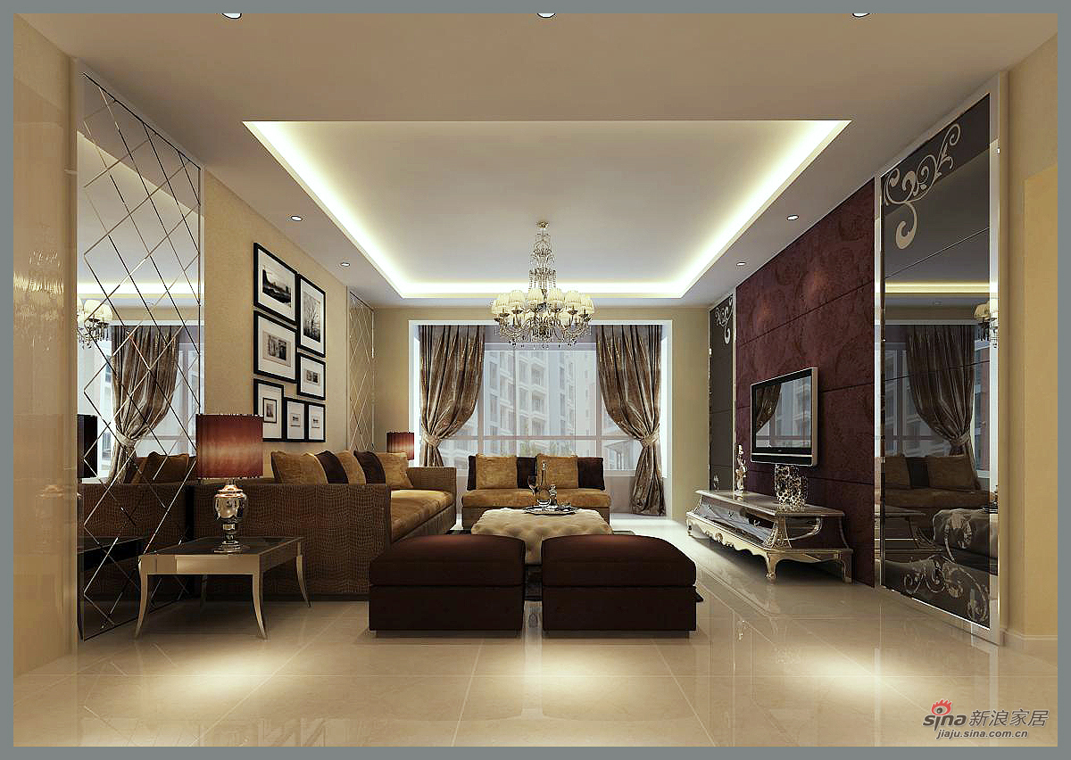简约 三居 客厅图片来自用户2557010253在中海国际简约现代装32的分享