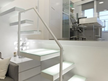 17平米现代简约小户型Loft66