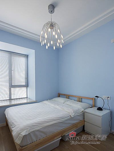 现代 三居 卧室 屌丝图片来自装修微日记在【高清】89平宜家现代风格三居室66的分享