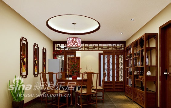 中式 二居 餐厅图片来自用户2748509701在中式风格混搭的简约新格局34的分享