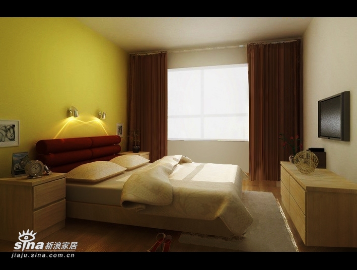 简约 一居 卧室图片来自用户2558728947在北京新天地现代简约设计64的分享