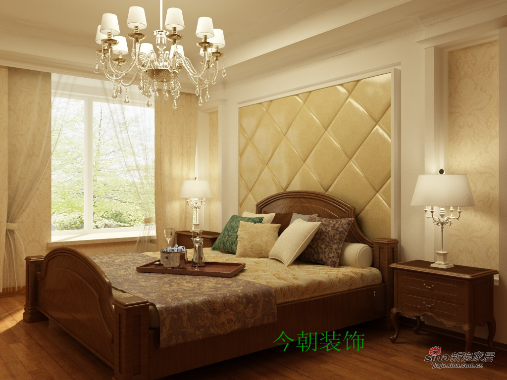 欧式 四居 卧室图片来自用户2746953981在简欧的家舒适的家52的分享