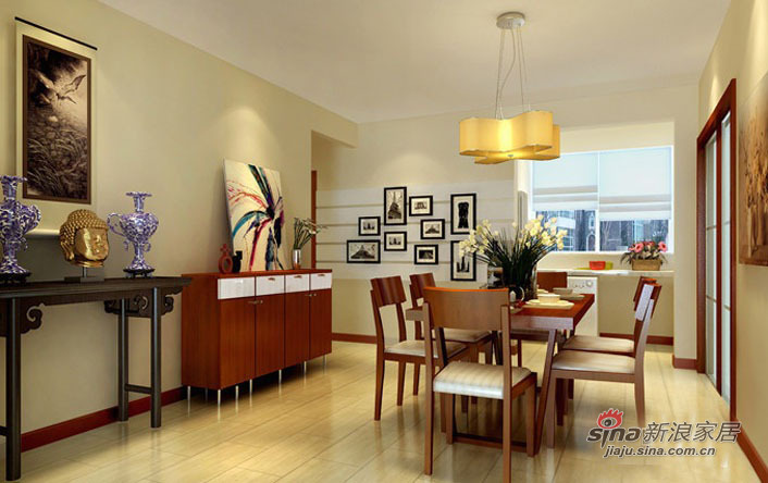 简约 公寓 餐厅图片来自用户2737786973在13万全包打造180平优雅气质别墅34的分享