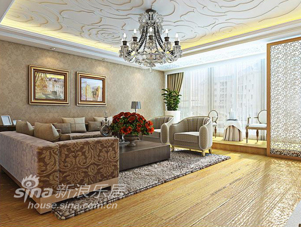 欧式 别墅 客厅图片来自用户2746953981在奢华欧式61的分享