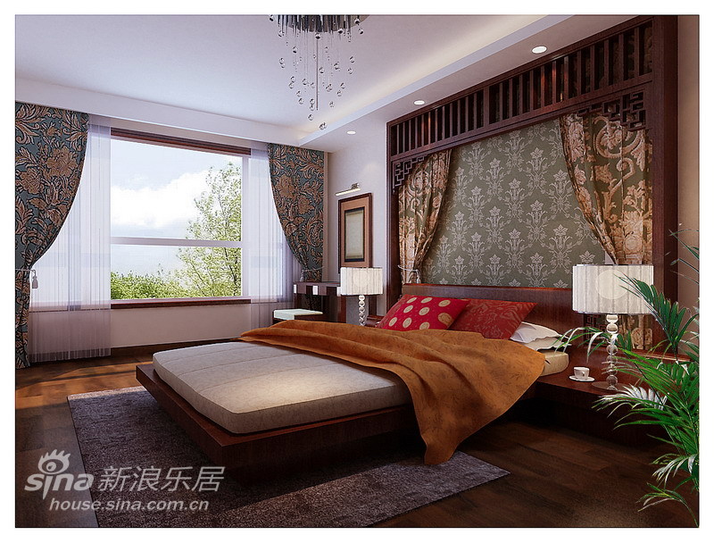 中式 三居 客厅图片来自用户2748509701在古韵新风-太星新城123平现代中式设计赏析14的分享