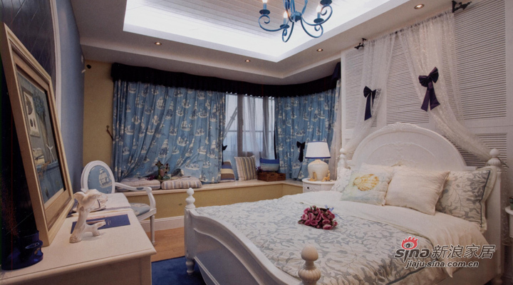 欧式 三居 卧室图片来自用户2557013183在轻松明快地中海风格140平爱家48的分享