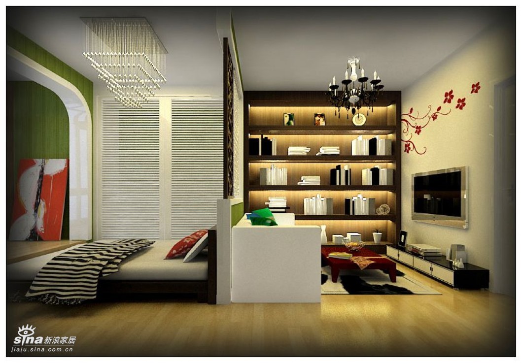 简约 二居 客厅图片来自用户2558728947在46平米的旭辉奥都小空间现代简约设计15的分享