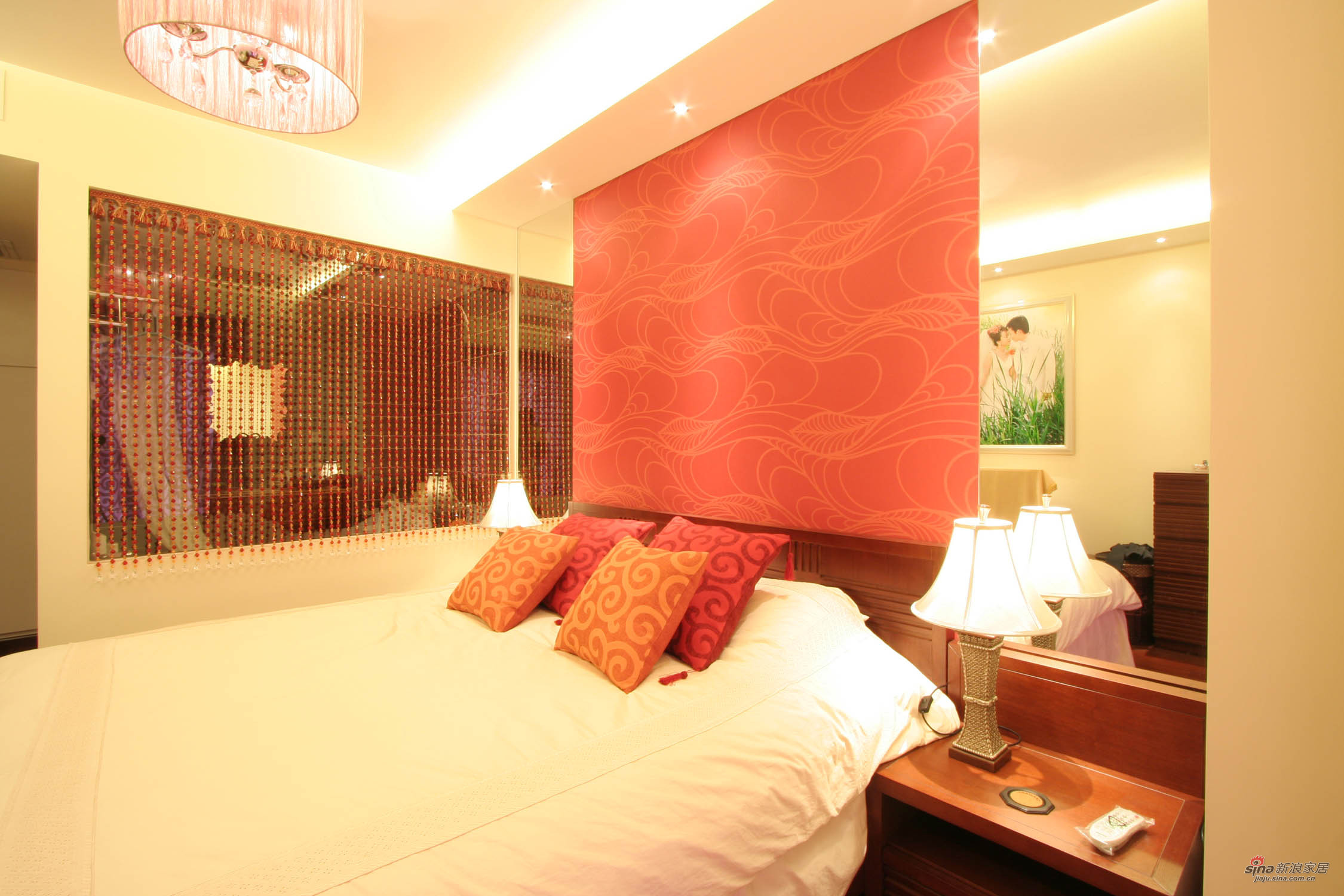 中式 loft 卧室图片来自用户1907659705在【高清】158平米新中式风格loft设计32的分享