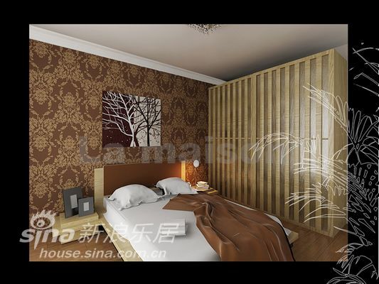 简约 三居 卧室图片来自用户2739081033在美颂巴黎设计34的分享