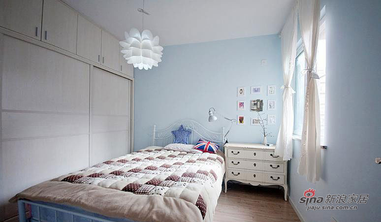 欧式 三居 卧室图片来自用户2746889121在10万装修90平法式美居31的分享