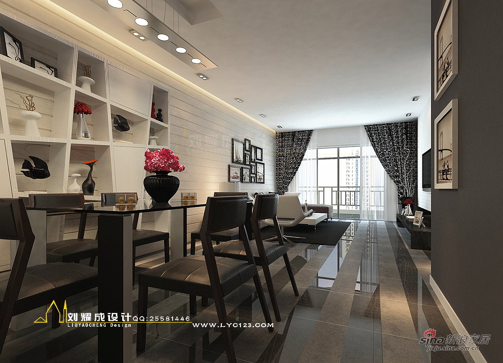 欧式 三居 餐厅图片来自用户2746948411在【高清】暂别色彩的时光135平米33的分享