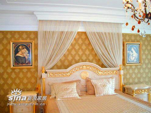 欧式 别墅 卧室图片来自用户2757317061在上海明申花园12的分享