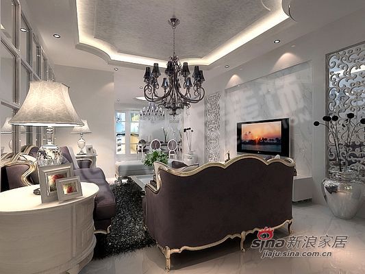 简约 二居 客厅图片来自阳光力天装饰在大气典雅型完美布置方案62的分享