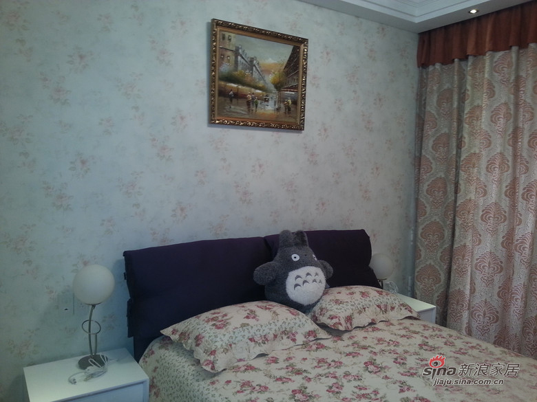 北欧 三居 卧室图片来自佰辰生活装饰在134平现代北欧混搭3居室37的分享