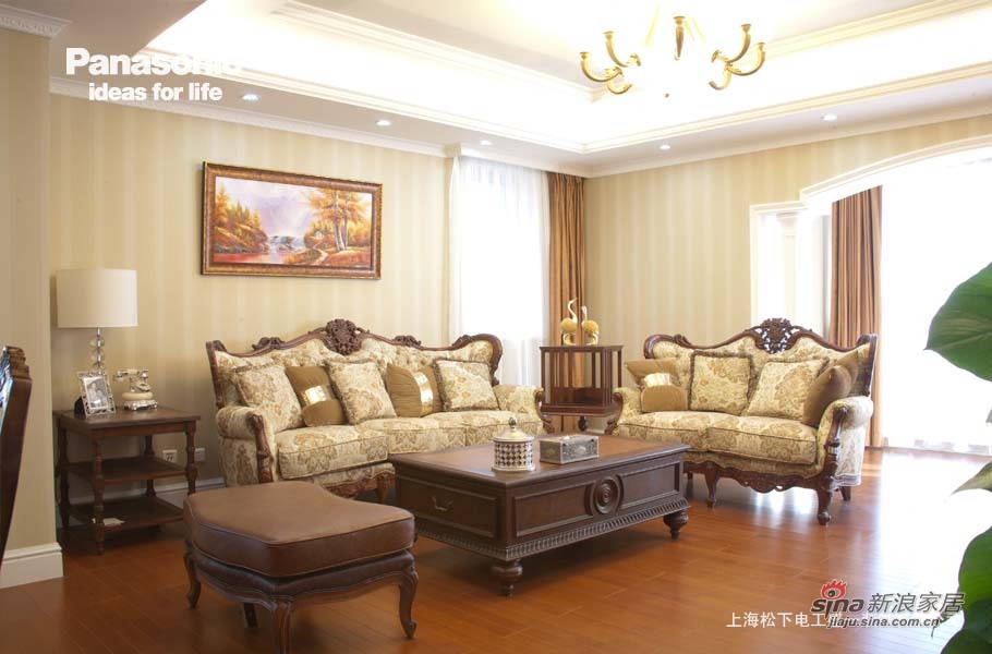 欧式 四居 客厅图片来自用户2772873991在松下盛一：浦江美式情76的分享