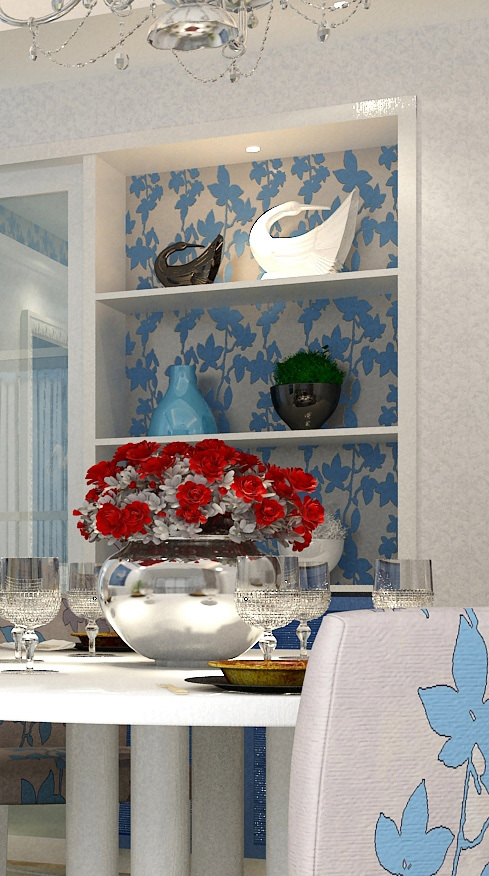 地中海 四居 餐厅图片来自用户2756243717在15万巧思140平情迷地中海10的分享