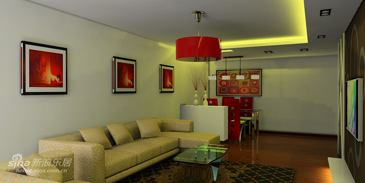 简约 三居 客厅图片来自用户2739081033在简约--经济色彩改变光线98的分享