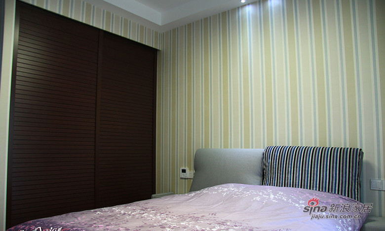 简约 三居 卧室图片来自家装大管家在【高清】160平现代简约素雅3居室13的分享