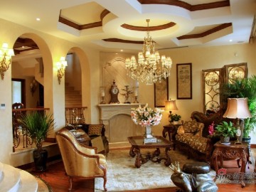 别墅设计 365平米美式奢华演绎富贵人生37