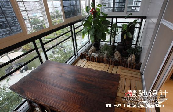 简约 跃层 阳台图片来自用户2738813661在华东花园实景57的分享