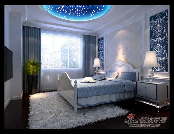 欧式 三居 卧室图片来自用户2745758987在首城国际30的分享