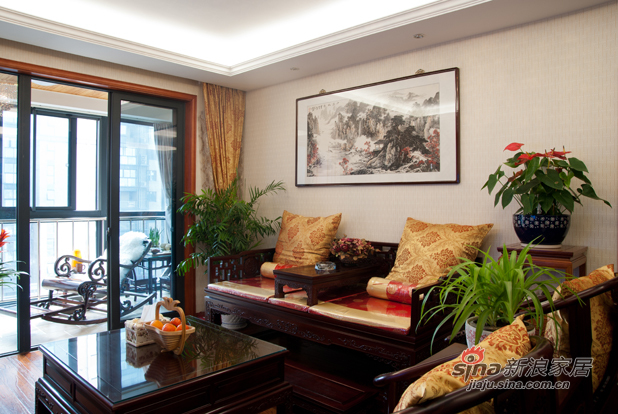中式 三居 客厅图片来自用户1907659705在青华文学教授 书香门弟之家37的分享