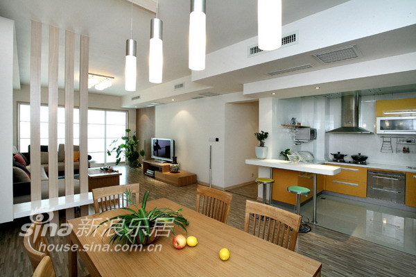 简约 三居 餐厅图片来自用户2739153147在简洁舒适、实用雅致三居室23的分享