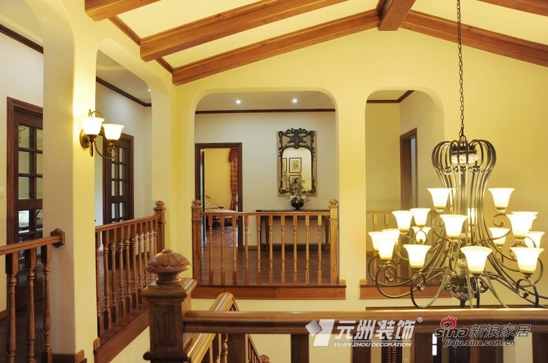 美式 别墅 客厅图片来自用户1907685403在【多图】美式风格别墅设计37的分享
