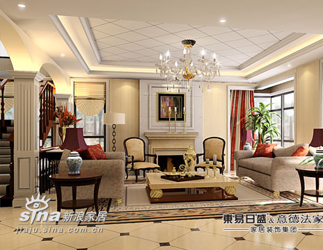 欧式 别墅 客厅图片来自用户2746889121在东易日盛-亚运新新家园69的分享