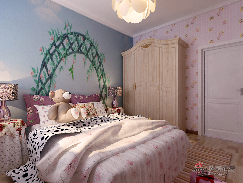 简约 三居 儿童房图片来自用户2557979841在天津实创装饰-现代简约风格83的分享