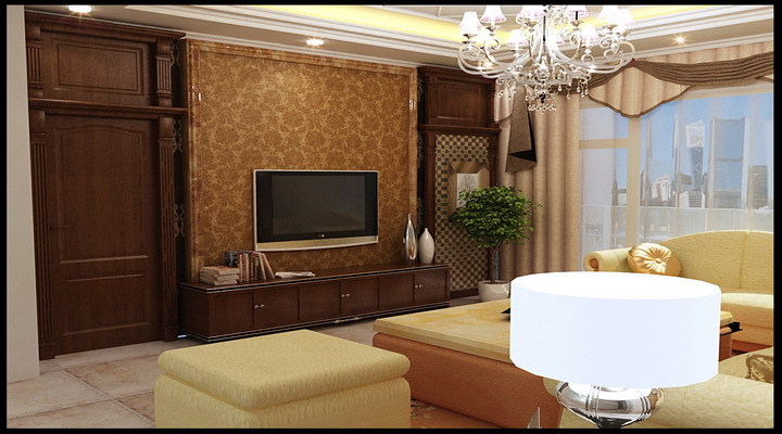 欧式 四居 客厅图片来自用户2772873991在保利达江湾简欧风格96的分享
