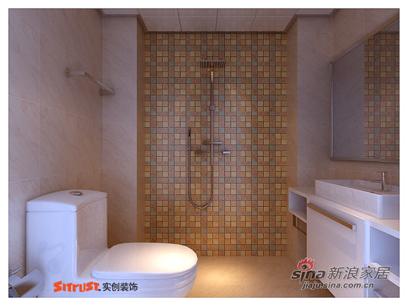 简约 loft 卫生间图片来自用户2738820801在3W9打造北京像素C1户型暖色诱惑41的分享