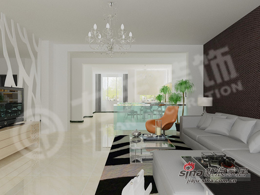 欧式 别墅 客厅图片来自阳光力天装饰在G户型别墅室内设计图48的分享
