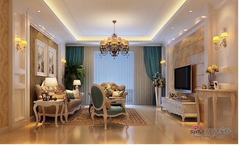 欧式 三居 客厅图片来自用户2746869241在暖系时尚白领的家设计 清淡雅素有情调84的分享