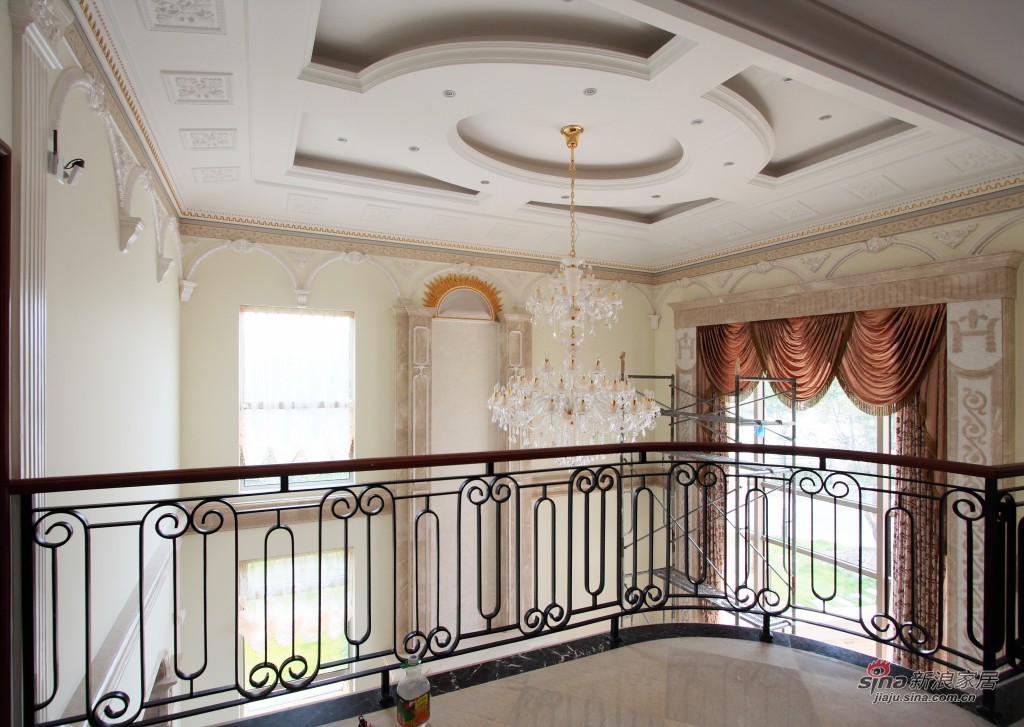 欧式 别墅 客厅图片来自用户2772856065在上海御翠园别墅设计13的分享