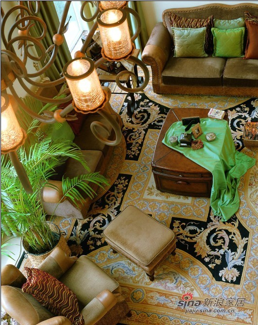 简约 一居 客厅图片来自用户2739081033在绿爽简欧古典风格小别墅63的分享