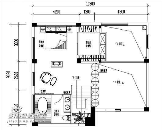 简约 复式 户型图图片来自用户2739153147在设计师的家：亦冷亦暖，张弛有道一24的分享