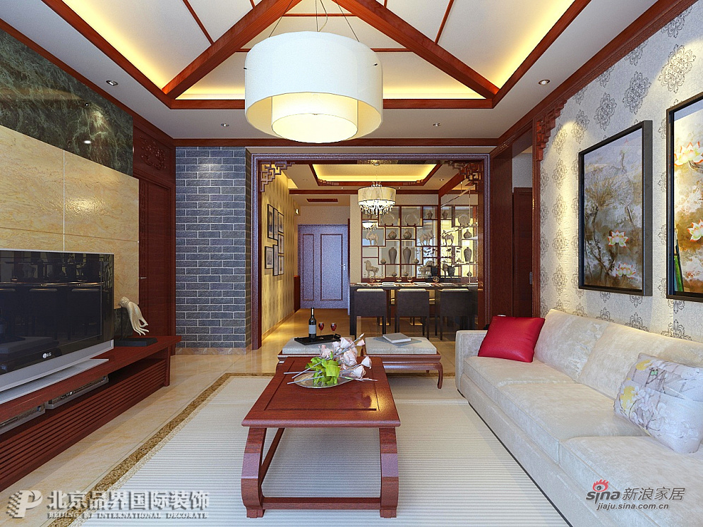 中式 三居 客厅图片来自用户1907661335在中式风格50的分享