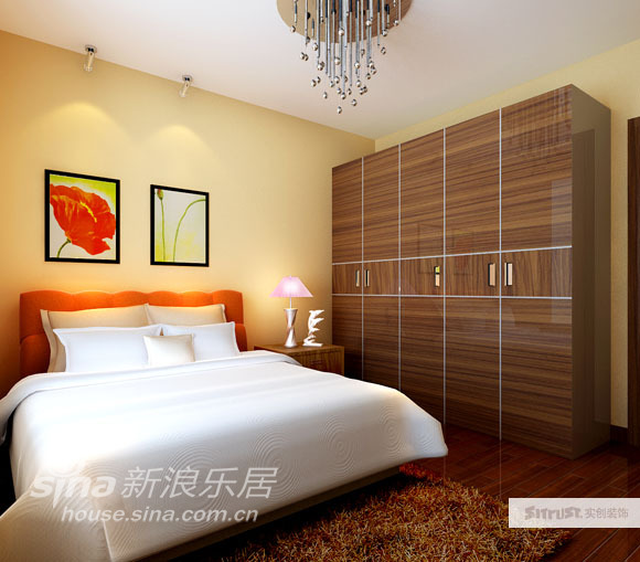 简约 三居 卧室图片来自用户2739081033在东南亚风格三居15的分享