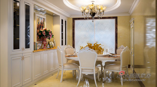 欧式 复式 餐厅图片来自用户2746869241在240平低调奢华的装饰主义67的分享