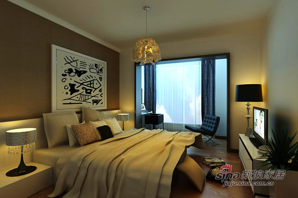 简约 三居 卧室图片来自用户2737950087在5.8万元打造简洁舒适的2居室34的分享