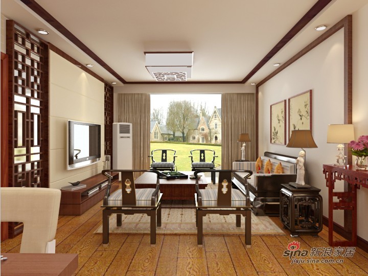 中式 三居 客厅图片来自用户1907659705在新中式14的分享