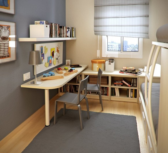 卧室 办公桌 简约 灰色 现代 书房图片来自用户2737751153在心{儀}的分享