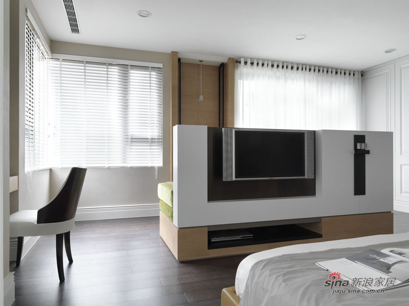 简约 别墅 卧室图片来自用户2745807237在290平台湾高品质别墅设计164的分享