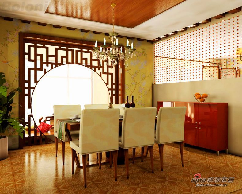 中式 别墅 餐厅图片来自用户1907661335在120万打造70后一家舒适居住空间68的分享