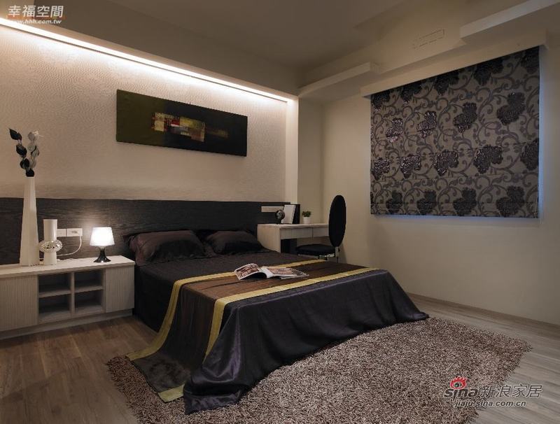 现代 二居 卧室图片来自幸福空间在华丽时尚122P家居传递浪漫情味38的分享