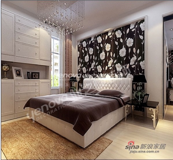 现代 二居 卧室图片来自用户2772355195在海逸长洲——低调奢华两居室18的分享