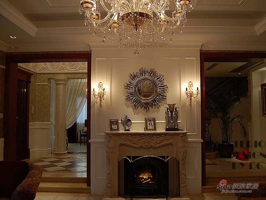 欧式 别墅 客厅图片来自用户2746953981在欧式古典贵族范46的分享